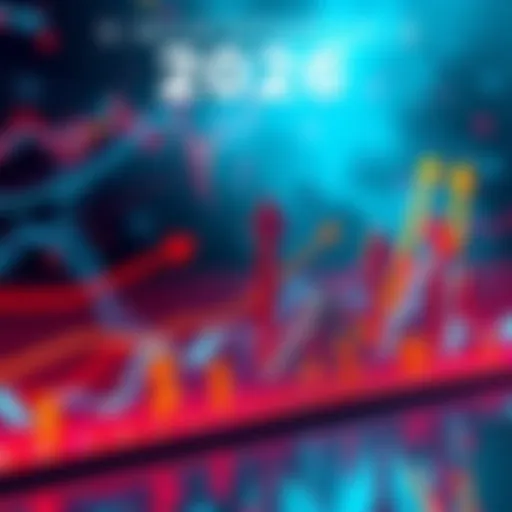 A graph showing rising financial trends with upward arrows and dollar signs, symbolizing investment opportunities for 2026