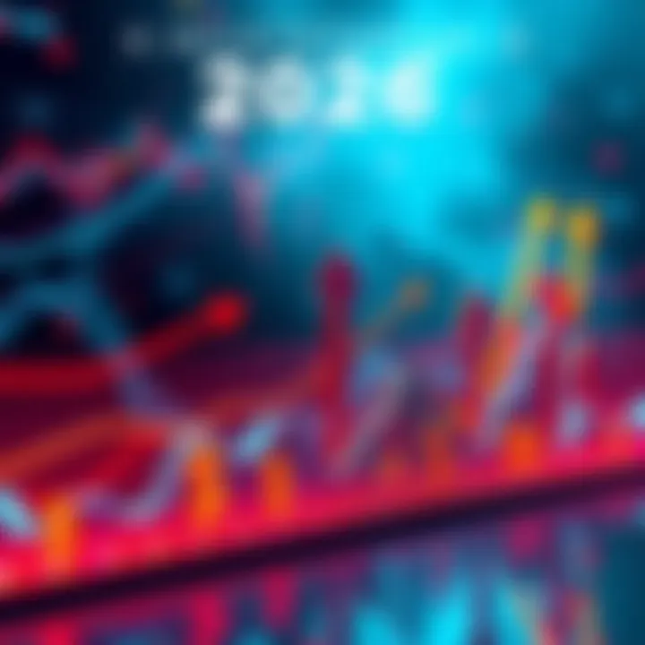 A graph showing rising financial trends with upward arrows and dollar signs, symbolizing investment opportunities for 2026
