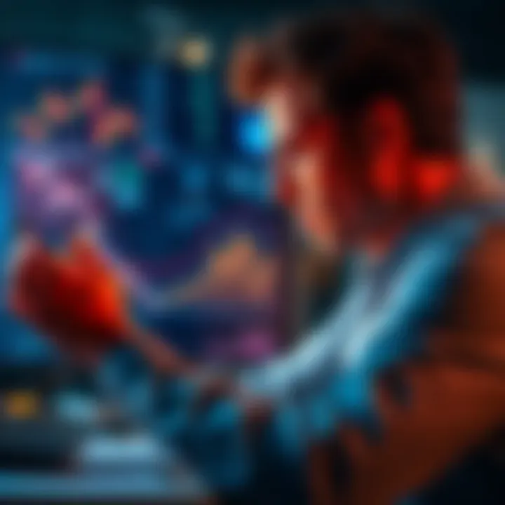 A person analyzing investment graphs and charts to understand average buy-in strategies for profit growth