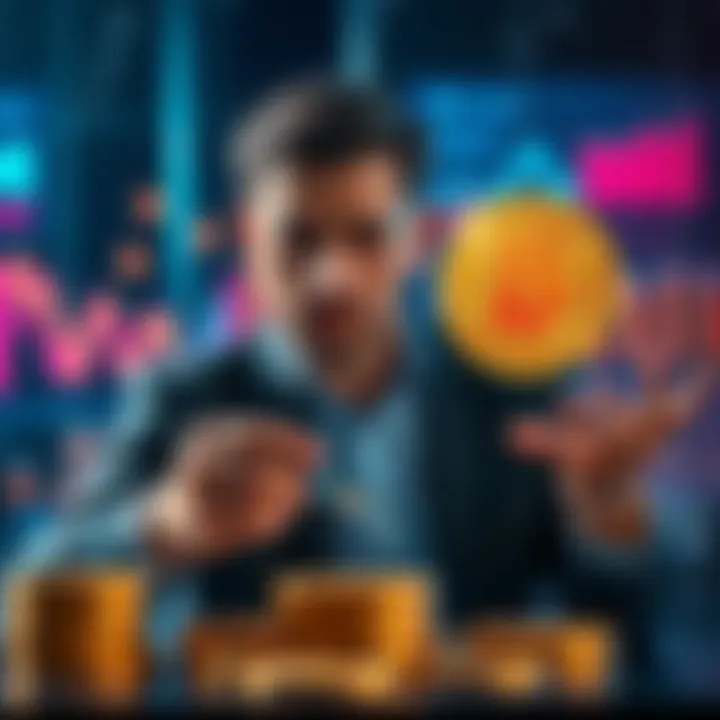 An investor considers options between $RENDER and $TAO tokens for better portfolio growth