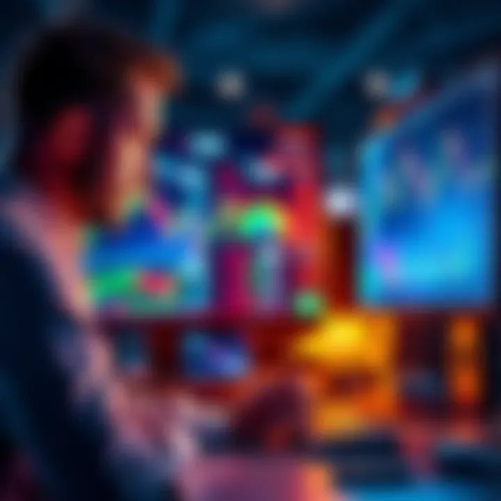 An institutional investor looking at crypto charts and data on a computer screen, highlighting potential market changes.