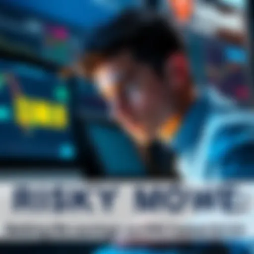 A person looking at a screen showing CRO price with a worried expression while holding cash in hand