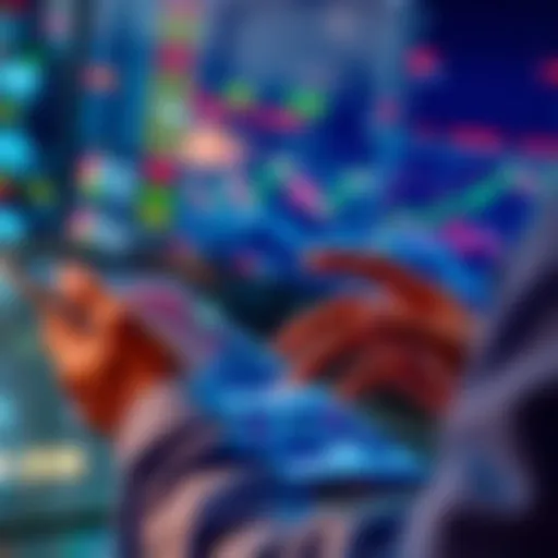 A person analyzing investment charts on a tablet, gauging portfolio performance and all-time highs