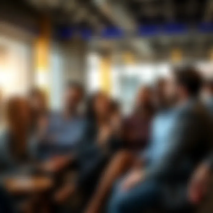 A group of diverse investors looking happy and confident, discussing their successful investment strategies in a relaxed setting.