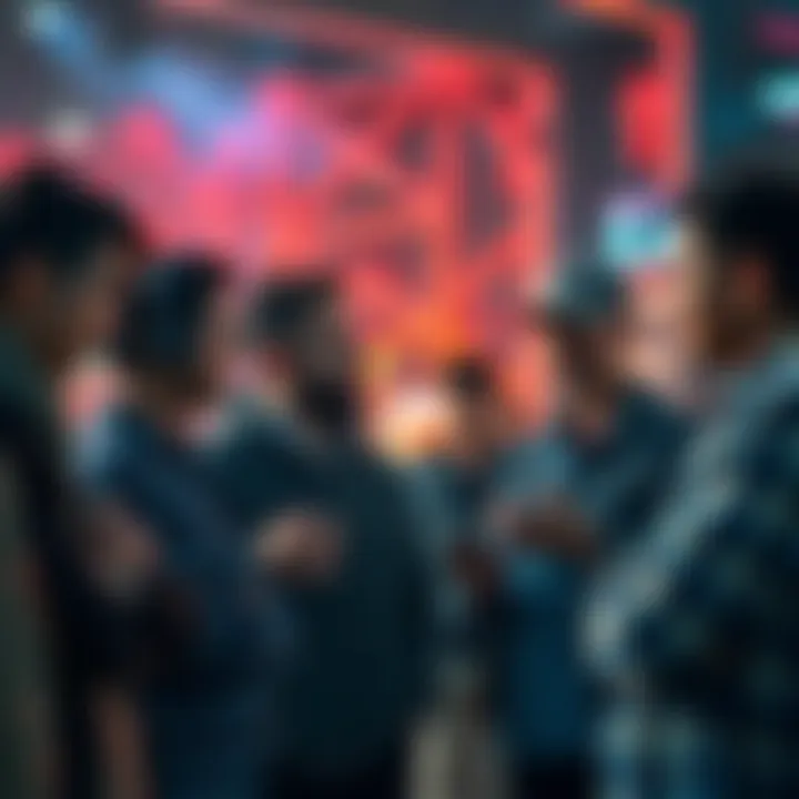 A group of concerned people discussing the sudden stop of rewards from IoT hotspots since January 13