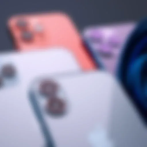 Close-up of an iPhone Pro Max and other models showing different hardware features, highlighting the absence of the C2 modem in the Pro Max model