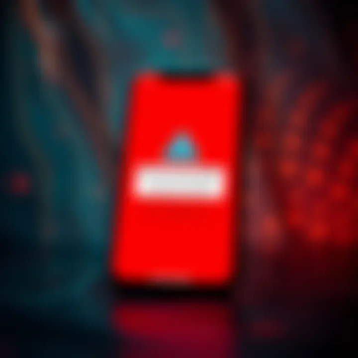 An iPhone displaying a warning message about the Coruna hacking toolkit threatening crypto wallets