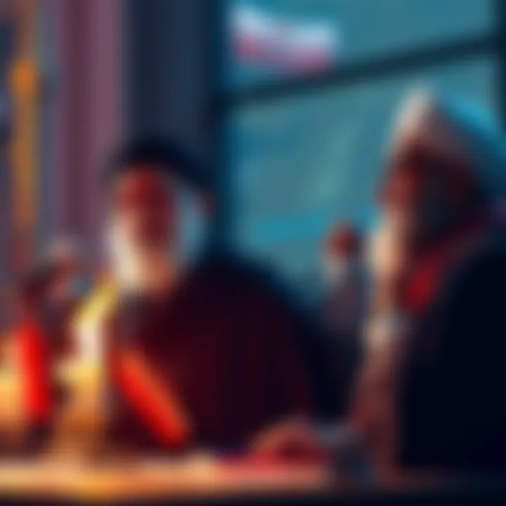 Iranian officials making a statement about the US debt and oil reliance