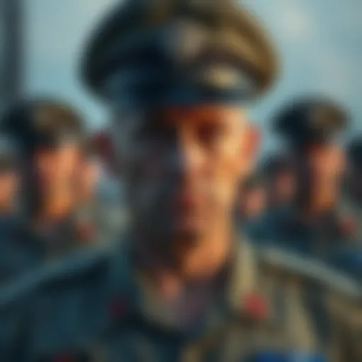 An Israeli Air Force major in uniform appears concerned, symbolizing the serious charges against him for misconduct related to classified information.