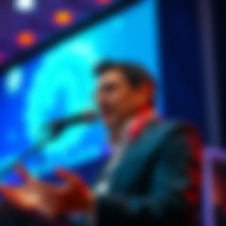 John Kikko speaking about the HBAR token at Mighty DAO's Web3 Career Series event, highlighting its significance in the crypto market.