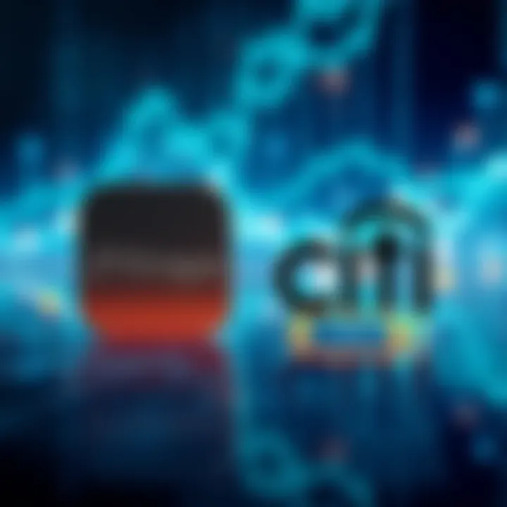 JPMorgan and Citi using blockchain JPMorgan and Citi logos with a digital blockchain graphic in the background, symbolizing their use of blockchain technology for financial instruments.