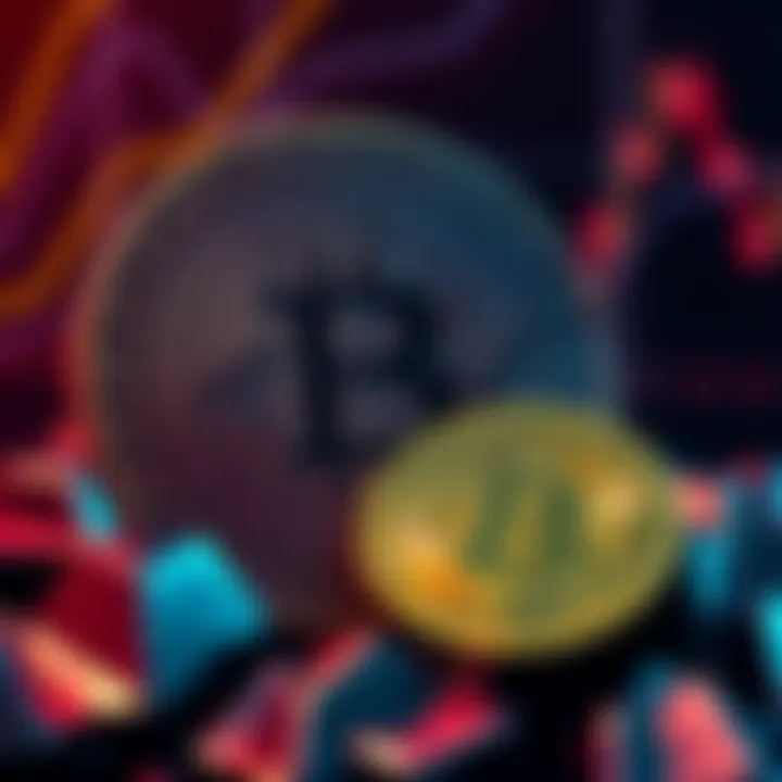 A visual representation of the Kaspa cryptocurrency coin with its large supply compared to Bitcoin's limited supply. Kaspa's value is explored against Bitcoin's market position.