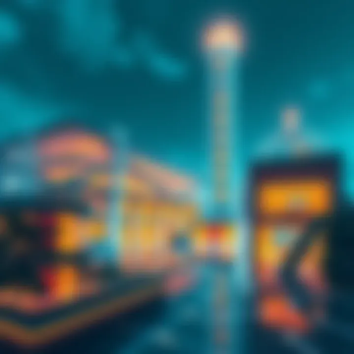 Kaspa's Architectural Breakthrough A visual representation of Kaspa's new architecture featuring elements of blockchain technology and connections to StarkWare, highlighting innovation and collaboration.