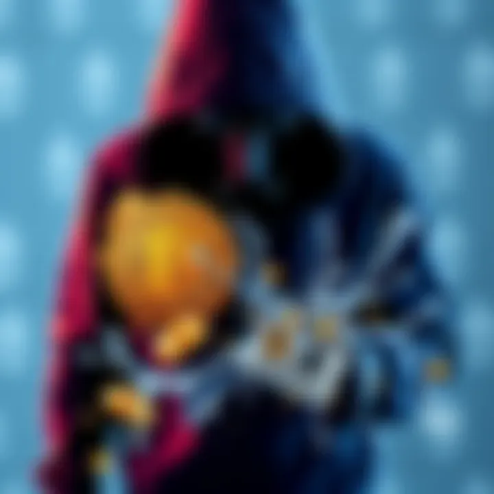 KelpDAO attacker converting funds A digital representation of an attacker converting $175 million into Bitcoin, with the backdrop of frozen Ethereum symbols. Bitcoin is shown flowing freely, contrasting against the Ethereum logos lock...
