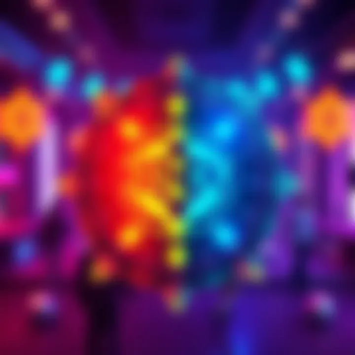 An artistic representation of the Kendu memecoin logo featuring vibrant colors and symbols of community support.