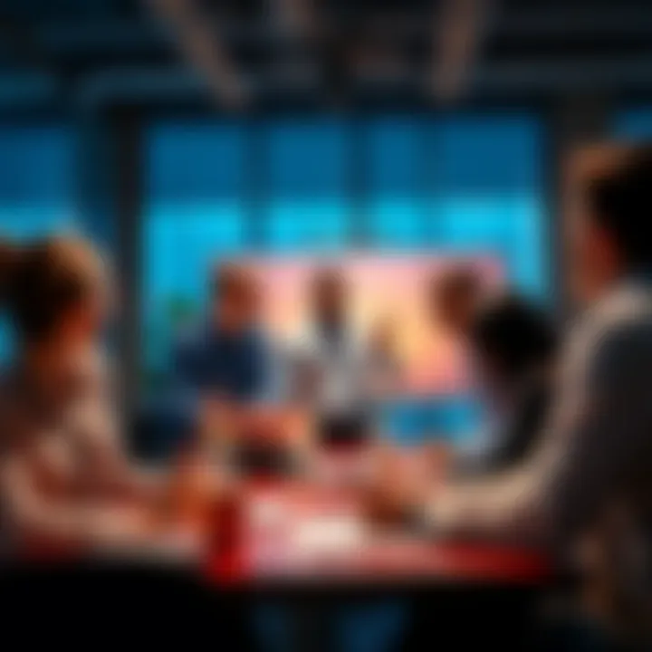 Kendu supports his team in a meeting, fostering a confident and motivated work environment.