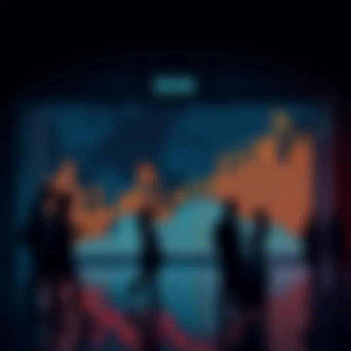 Graph showing economic trends affecting savers in 2026, with people discussing finances