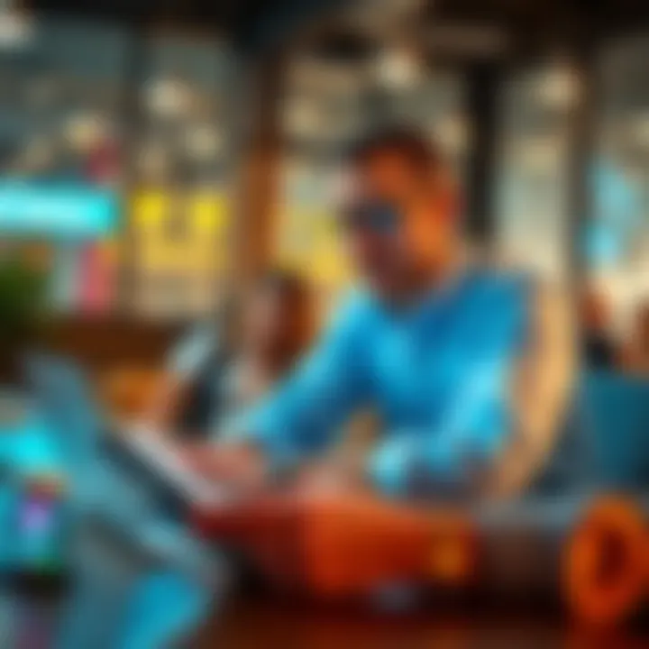 A person reviewing Koinly wallet transactions on a laptop with a CPA consultant providing guidance