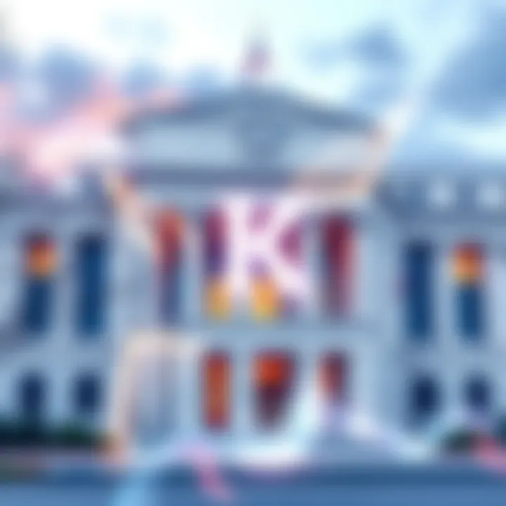 Illustration of Kraken logo with Federal Reserve building in the background, symbolizing the new partnership between the two