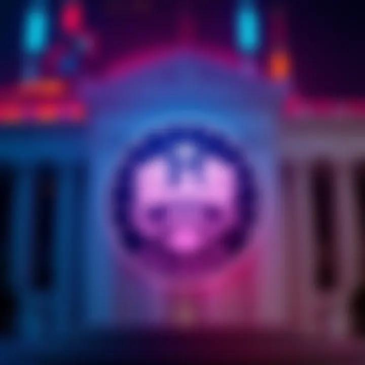 Kraken logo with a digital banking theme and Federal Reserve emblem in the background