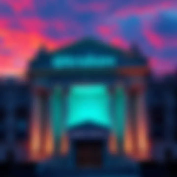 Kraken Financial building with a sign indicating it is a digital asset bank, symbolizing its new Federal Reserve master account.