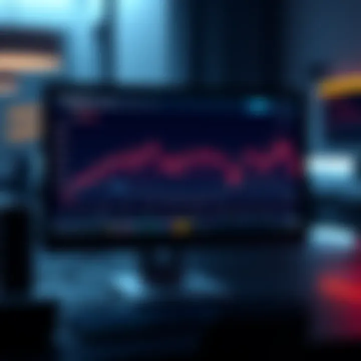 A computer screen showing the Kraken portfolio line chart with fluctuating lines, representing user concerns over its functionality.