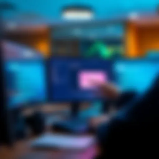 A person checking their computer screen, looking at an email from Kraken support about ID expiration.