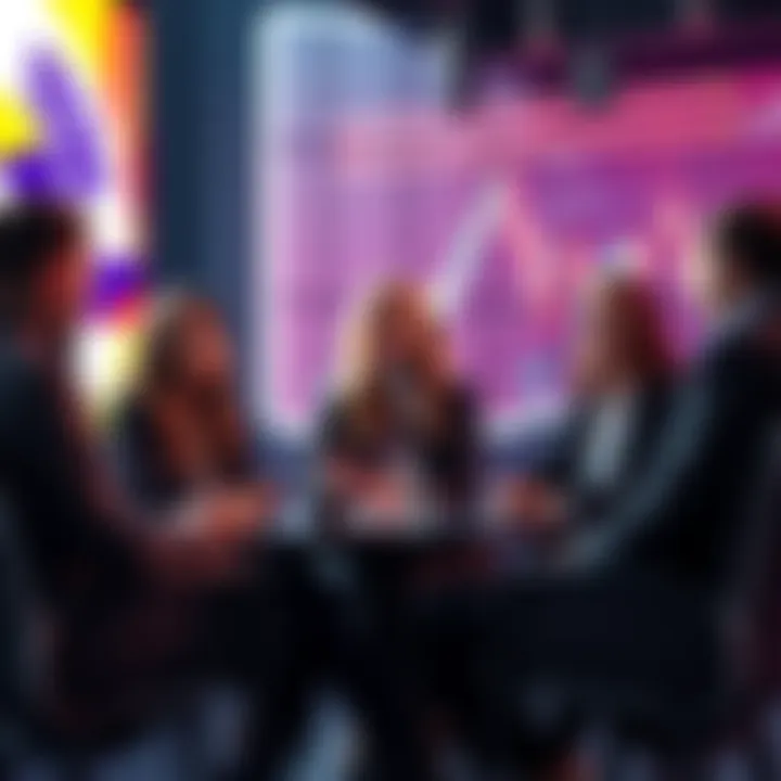 Ksenia speaks with a group of crypto professionals about market trends and predictions