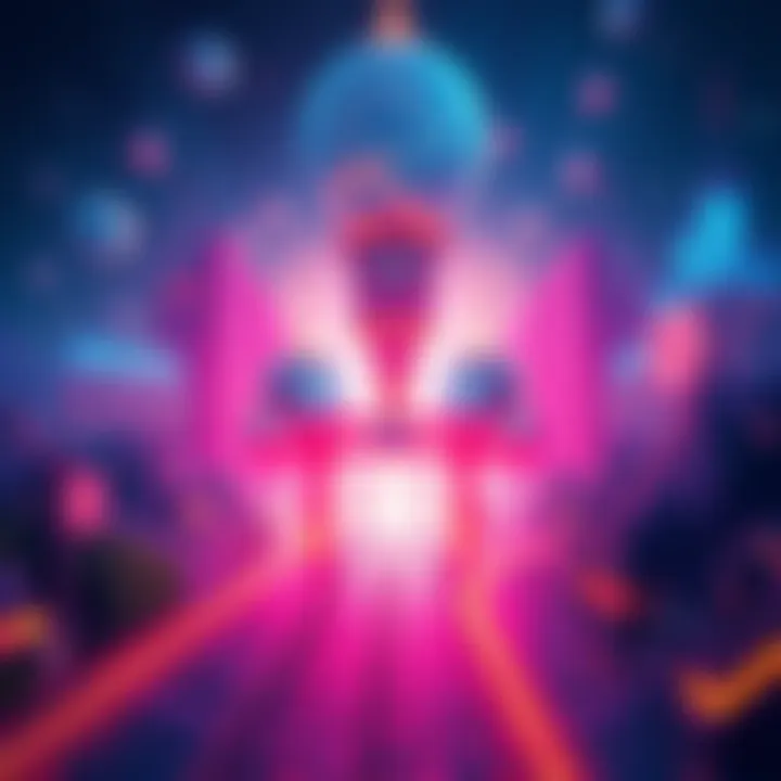 A futuristic representation of decentralized finance and governance