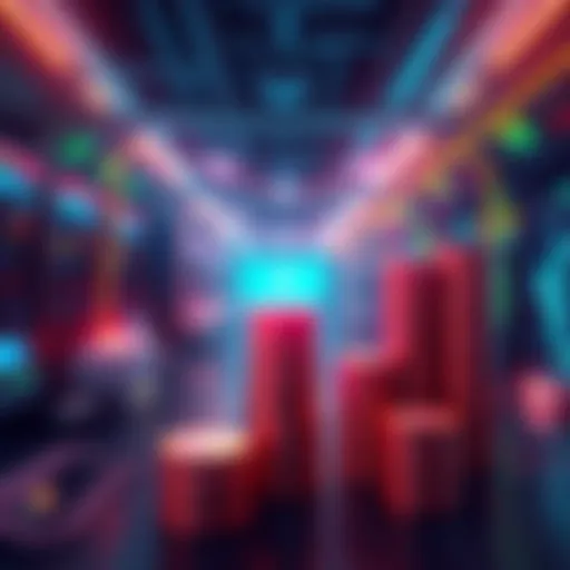 A visual comparison of L2 infrastructure and token trading, showing servers representing infrastructure and tokens represented as coin stacks.