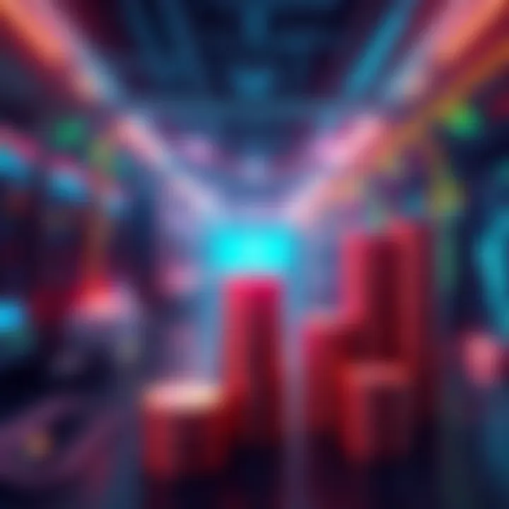 A visual comparison of L2 infrastructure and token trading, showing servers representing infrastructure and tokens represented as coin stacks.