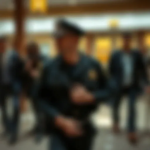 A former LAPD officer being led away in handcuffs after a court ruling for cryptocurrency theft and kidnapping