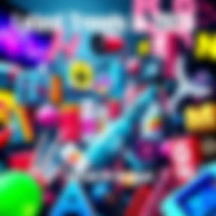 A vibrant collage of trending products and events in 2026, showcasing consumer reactions and market changes.