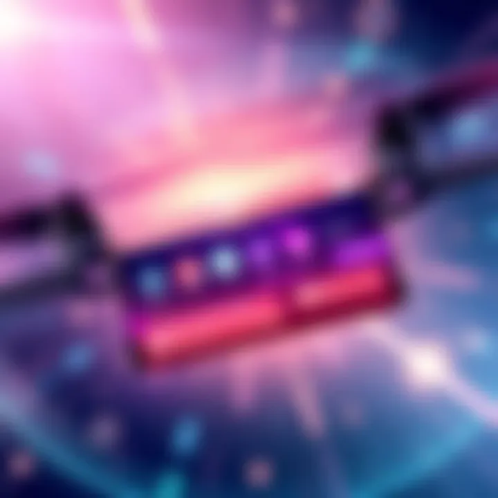 A vibrant graphic showcasing LayerDrone features in Sweat Wallet, highlighting Learn & Earn lessons and quests.