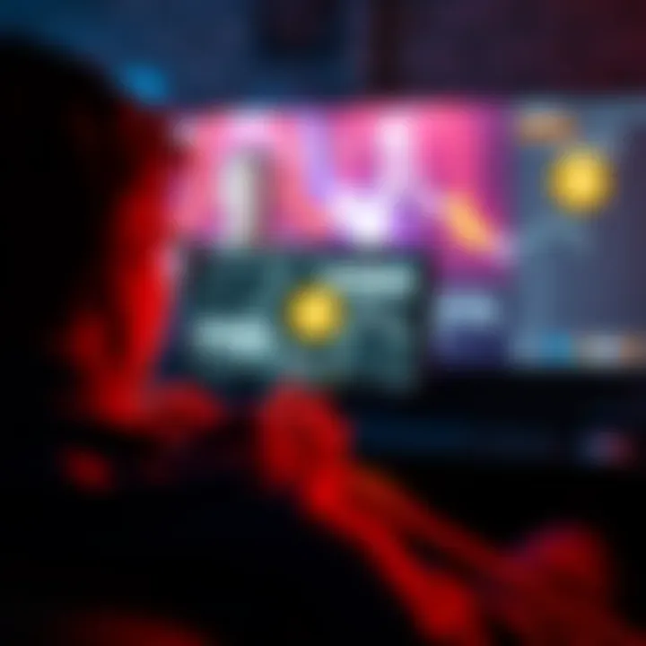 Learning the Strike App A person watching a video tutorial on using the Strike app to buy bitcoin and understand the Lightning Network features.