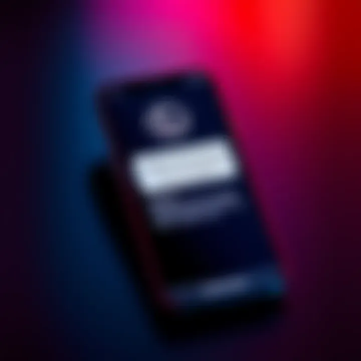 A smartphone screen displaying the Ledger app interface with a warning about restricted access in some regions.