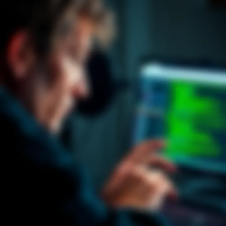 Person looking worried while trying to access funds on Ledger Live after losing seed phrase, showing a Ledger Nano S device and computer screen with error messages