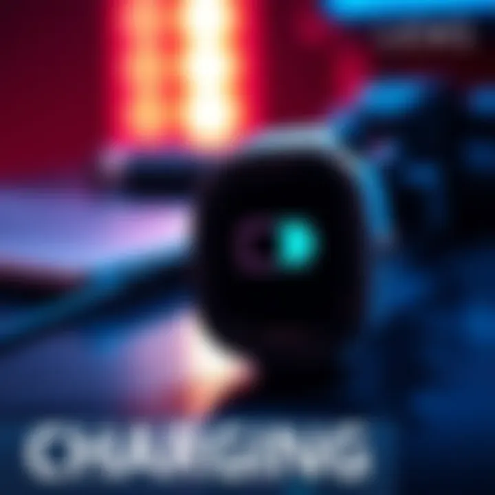 Close-up of a Ledger Nano X showing a charging cable plugged in, but the battery icon indicates it is not charging