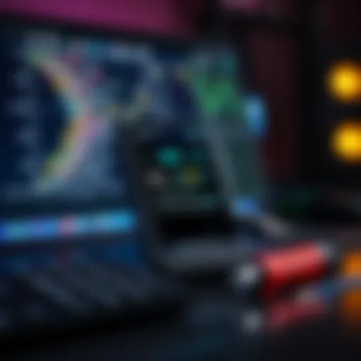 A Ledger Nano X device displayed alongside a computer and troubleshooting tools like a screwdriver and cable, indicating issues and solutions.