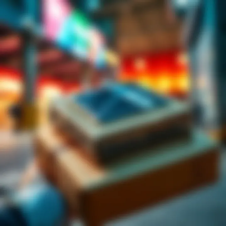 A sealed package containing a Ledger wallet being delivered, representing shipping experiences with ECMS Express.