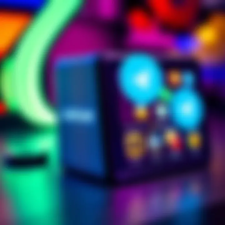 A Ledger hardware wallet displaying Telegram usernames and NFT icons, showcasing digital asset security.