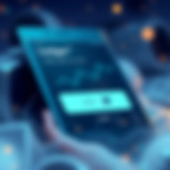 A digital illustration of a Ledger wallet interface with a highlighted swap feature and a proposed toggle option to remove it, showcasing user customization request.