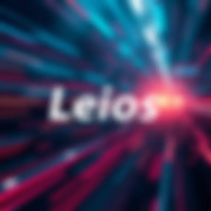 Graphic showing the Leios Testnet launch with visual elements of speed and technology, symbolizing high transaction capabilities and potential impact of the Clarity Act.