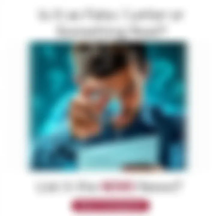 A person examining a letter with a magnifying glass, looking for signs of authenticity, with question marks in the background.