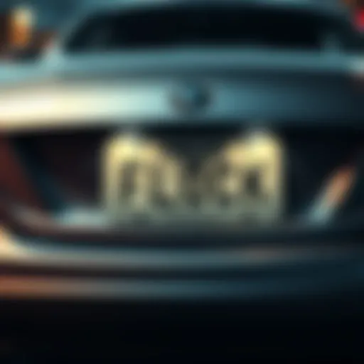 A car with its license plate covered to prevent FLock cameras from reading it