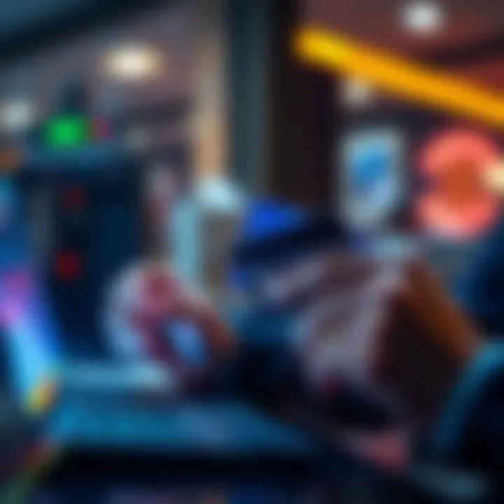 Effortless Crypto Spending A user linking credit cards to a digital wallet for cryptocurrency transactions