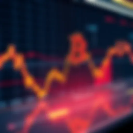 A graph showing the imbalance in trading pools, illustrating how liquidity providers face losses while arbitrageurs profit from discrepancies.