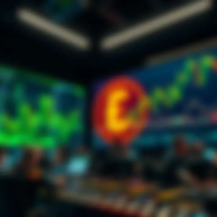 People providing liquidity on a decentralized exchange with charts and tokens in the background