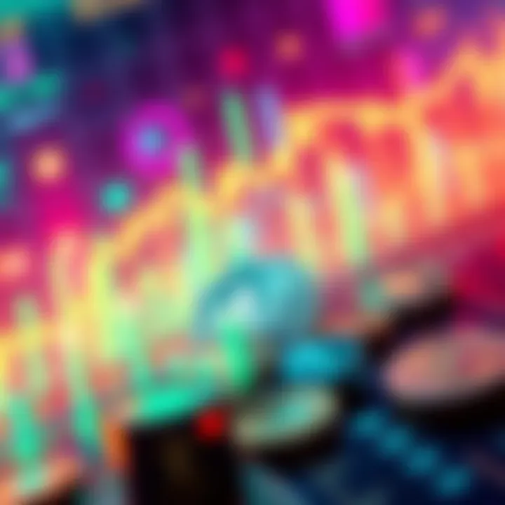 A visual representation of Litecoin's ascent as a viable payment method, showcasing vibrant transaction graphs and cryptocurrency symbols.