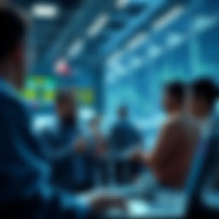 Traders sharing insights about Litecoin in a digital forum